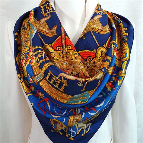 hermes silk scarf pattern